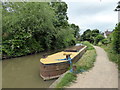 SP2055 : Narrowboat on  Stratford-upon-Avon Canal by PAUL FARMER