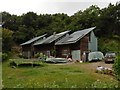 Modern house above Rodney Stoke