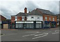 Empty shop on the corner of Derby Road and Church Street