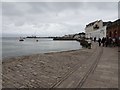 Swanage sea front, pier and tramway remains