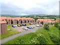 New housing below the Larpool Viaduct