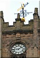 Clock and Weather Vane