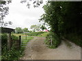 W2888 : Farm entrance and farm track by Jonathan Thacker