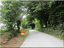 W4672 : Road near Fergus West Cross Roads by Jonathan Thacker