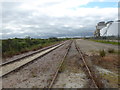 Railway line leading to Aggregate Industries siding and yard