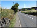 Hollin Hall Lane approaching The Travellers Rest PH