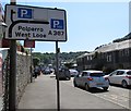 West Looe and Polperro direction sign in East Looe