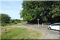 Cycle path to Butts Road