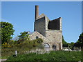 SW7344 : Engine Shaft engine house, Wheal Busy by Chris Allen