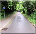 One-way part of Gelli Lane, Pontllanfraith