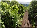 Railway line to Glasgow, north of Crianlarich