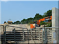 Embankment widening south of Three Bridges