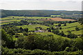 Uley Bury view over the Severn Vale, Uley, Gloucestershire 2014