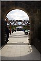 Entering the Castle Gardens, Alnwick