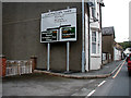 Road sign in Llanbadarn Fawr