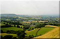 Cotswold Way view over Severn Vale, Coaley Peak, Gloucestershire 2013