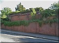 Elaborate wall by Hartsdown Road, Margate