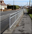 Railings on the south side of Cliff Terrace, Burry Port 