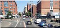 The Hope Street and Bruce Street junctions on Great Victoria Street