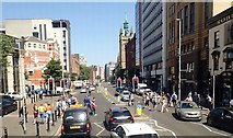 J3373 : Pedestrian Crossing in Great Victoria Street by Eric Jones