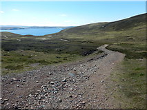 HU3163 : The track across Muckle Roe from Little-ayre by Andy Waddington