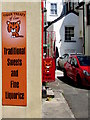 Two Tiger Treats name signs, East Looe