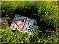 H3990 : Discarded sign, Drumnahoe by Kenneth  Allen