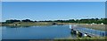 Inspection pier at the former Knockbracken Reservoir, Carryduff