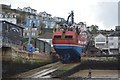 Boat on slipway, Polruan