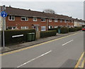 Houses on the east side of Trem Twynbarlwm, Cwmbran