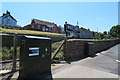 Tele-comms box outside Watchet Station