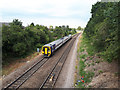 Selby train passing Halton