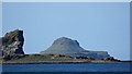 NM2438 : Bac Mòr (Dutchman's Cap) seen over north end of Lunga by Rob Farrow