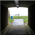 National Cycle Route 76 under the A1 at Cockburnspath