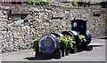 Barry the Barrel at Falkirk High railway station