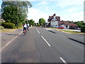 The A51 High Street south of Tamworth