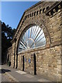 The fan window at Buxton railway station