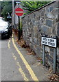 Heol y Dŵr/Water Street name sign, New Quay