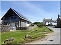 Contemporary and traditional buildings in Rhossili