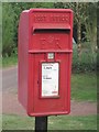 NT9608 : Postbox in Biddlestone by Graham Robson