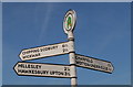 Signpost, The Chipping, Kingswood, nr Wotton Under Edge, Gloucestershire 2014