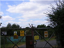 SO9390 : Allotments Gate by Gordon Griffiths
