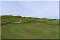 Golf green within Painswick hill fort