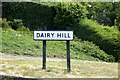 Dairy Hill sign