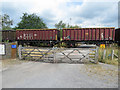 Level crossing in the coal yard at Gwaun-cae-Gurwen