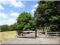 Northern gate at Melbury Park