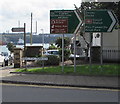 Direction signs at the eastern end of Hamilton Terrace, Milford Haven