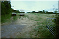 ST1573 : Trailers near Langcross Farm by Derek Harper