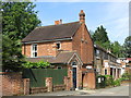 Houses at the western end of Orchard Lane