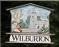 TL4874 : Wilburton village sign by Keith Edkins